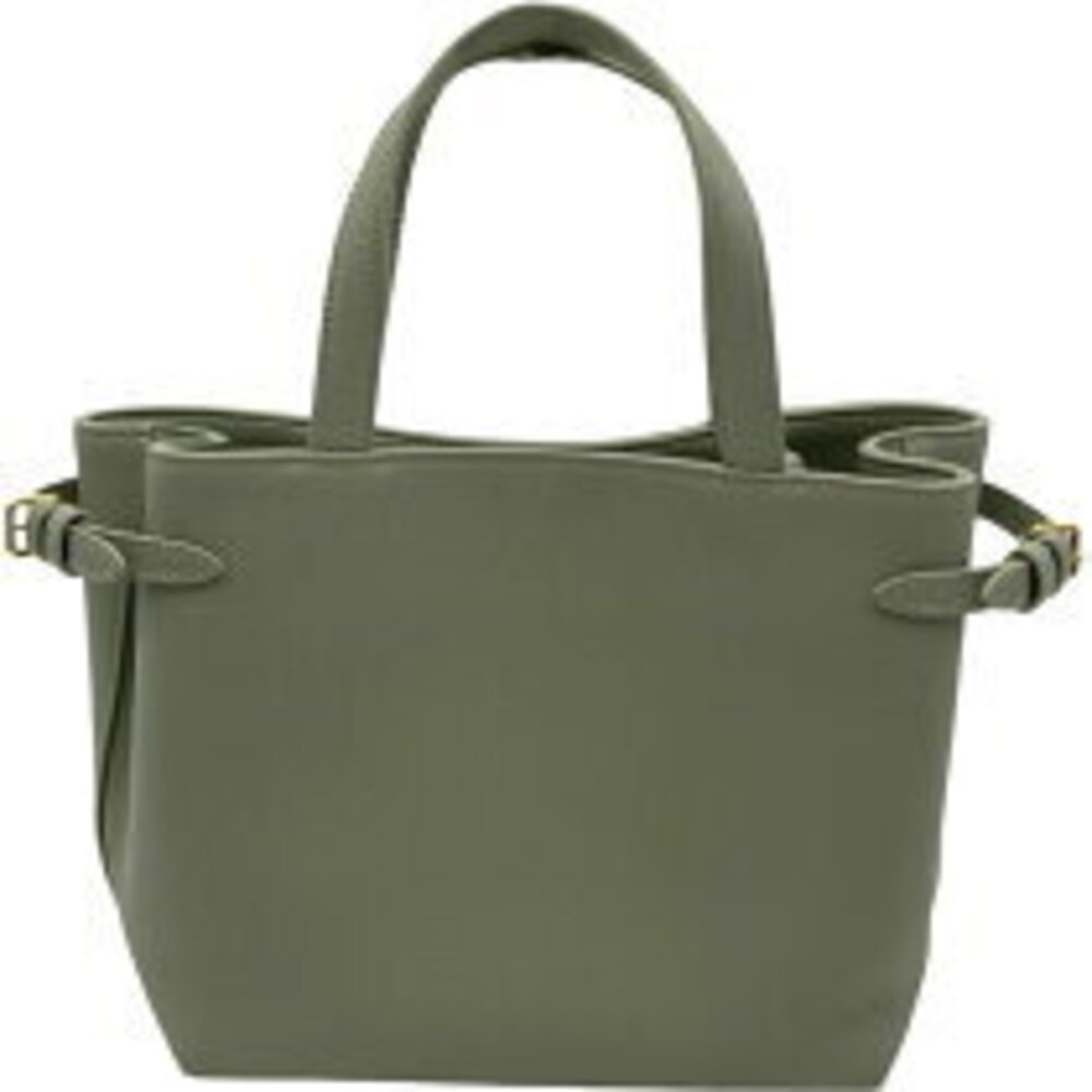 Celine Green Shoulder Calfskin Bag Hardware Anais Cabas